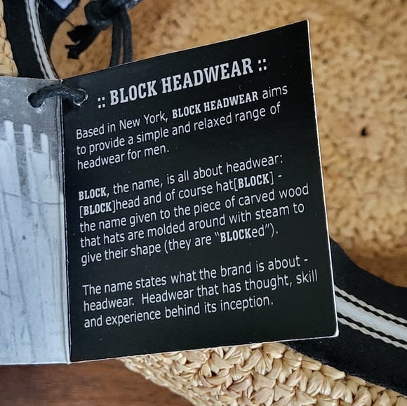 Block Headwear Men's Fedora Trilby Medium NWT Vintage - Picture 10 of 14